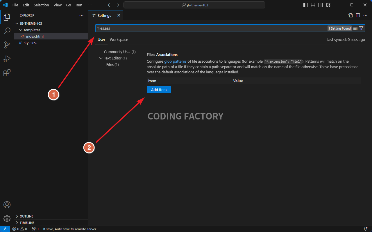 Visual Studio Code / HTML 문서에 PHP 코드 하이라이트 적용시키는 방법 – CODING FACTORY