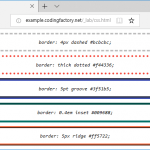 CSS / Reference / border