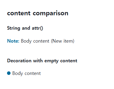 content browser comparison showing the specified and reference values in the same example