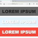 CSS / Reference / text-shadow