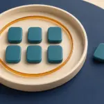 같은 크기의 항목들을 하나의 집합으로 모아 개수를 확인하는 모습을 표현한 일러스트