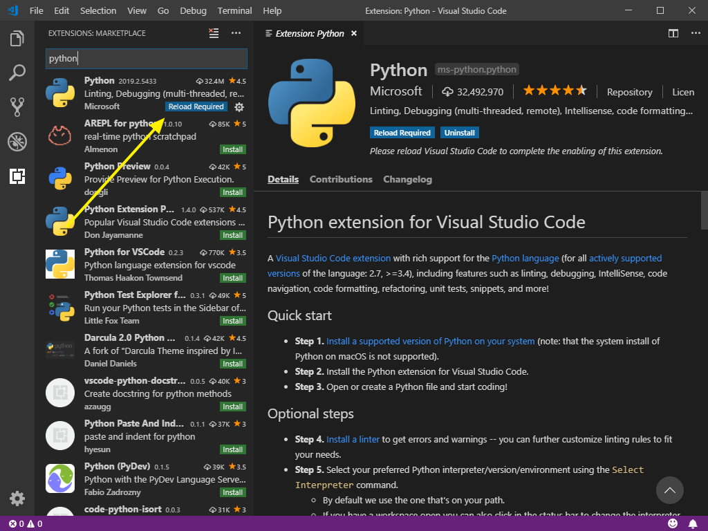 Python / Visual Studio Code 개발 환경 만들기